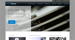 Desktop Screenshot of bluegecko.com
